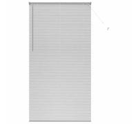 vidaXL Persiana para Ventana Plateado 80 x 130 cm Aluminio