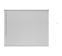 vidaXL Persiana para Ventana Plateado 80 x 130 cm Aluminio