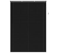 vidaXL Persiana Veneciana Manual Ajustable Negro 213 x 150 cm PVC, Persiana Veneciana Moderna, solución Elegante para el hogar, Control de luz Interior en PVC, filtración Regulable para privacidad