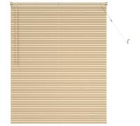 vidaXL Persiana Veneciana Marrón Claro con Patrón 150 x 120 cm PVC, Persiana Veneciana Moderna, solución Elegante para el hogar, Control de luz Interior en PVC, filtración Regulable para privacidad