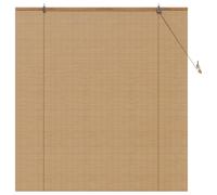 vidaXL Persianas de Bambú Enrollable de para Interiores - ¡Ideales para tu Sala! Estas Sombras Modernas Son ecológicas, filtran la luz y Son translúcidas. Su manejo Manual Las Hace Muy fáciles de USA