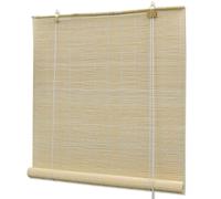 vidaXL Estor Enrollable Ventana de Bambú Natural 80x160cm Persiana Venecianas