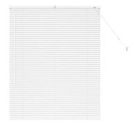 vidaXL Persianas venecianas Manual 130 x 100 cm Aluminio, Persianas Modernas para Interiores, de Aluminio Ajustables, Elegantes tratamientos para Ventanas en casa y Oficina