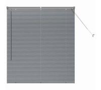 vidaXL Persianas venecianas Manual Gris Oscuro 130 x 110 cm Aluminio, Persianas Modernas para Interiores, de Aluminio Ajustables, Elegantes tratamientos para Ventanas en casa y Oficina