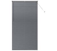 vidaXL Persianas venecianas Manual Gris Oscuro 220 x 120 cm Aluminio, Persianas Modernas para Interiores, de Aluminio Ajustables, Elegantes tratamientos para Ventanas en casa y Oficina