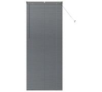 vidaXL Persianas venecianas Manual Gris Oscuro 220 x 90 cm Aluminio, Persianas Modernas para Interiores, de Aluminio Ajustables, Elegantes tratamientos para Ventanas en casa y Oficina