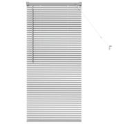 vidaXL Persianas venecianas Plateado 130 x 65 cm Aluminio