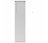 vidaXL Persianas venecianas Manual Plateado 175 x 50 cm Aluminio, Persianas Modernas para Interiores, de Aluminio Ajustables, Elegantes tratamientos para Ventanas en casa y Oficina
