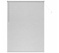 vidaXL Persianas venecianas Manual Plateado 220 x 160 cm Aluminio, Persianas Modernas para Interiores, de Aluminio Ajustables, Elegantes tratamientos para Ventanas en casa y Oficina