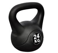 vidaXL Pesa Rusa de 24 kg Negra Kettlebell Musculación Fitness Ejercicio