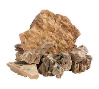 vidaXL Piedras de dragón marrón 10 kg 5-30 cm