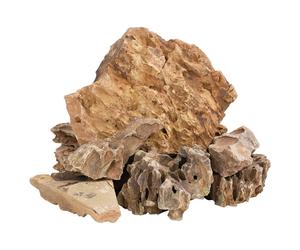 vidaXL Piedras de dragón marrón 25 kg 5-30 cm