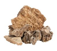 vidaXL Piedras de Dragón, Rocas de Pecera, Piedras Decorativas para Acuario Tanque, Rocas para Paisajes Submarinos, Marrón 10 kg 5-30 cm