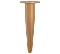 vidaXL Pies de Soporte 2 pcs Dorado 98 x 40 mm Hierro, Comedor, diseño cilíndrico, estética minimalista, materiales duraderos, otras características únicas, espacio cómodo, aspecto moderno