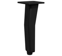 vidaXL Pies de Soporte 2 pcs Negro 40 x 40 x 100 mm Hierro, Sala de estar, decoración moderna, muebles acogedores, ideas de iluminación elegantes para cada estilo y crear un espacio funcional