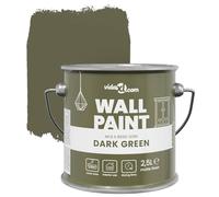 vidaXL Pintura de pared Verde 2,5 L Impresión en pared