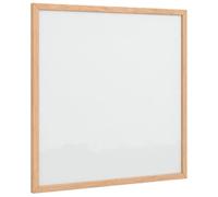 vidaxl Pizarra blanca magnética 40 x 40 cm, marco de madera, pizarra multiusos de borrado en seco, para oficina, hogar, escuela