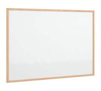 vidaXL Pizarra Blanca magnética con Marco de Madera de Pino 80x55 cm, Pizarra magnética de borrado en seco, Tablero magnético, Pizarra magnética para Pared