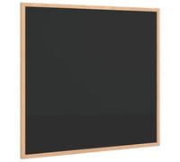 vidaXL Pizarra con marco de madera maciza de pino negra 60x55 cm, pizarra, pizarra de cocina, pizarra de tiza para pared, pizarra de cocina