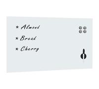vidaXL Pizarra Magnética Pared de Borrado en Seco Encerado Tablero de Notas Oficina Despacho Escuela Decoración Dormitorio Vidrio 120x60 cm