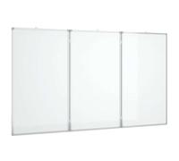 vidaXL Pizarra magnética Plegable Aluminio 180x80x1,7 cm, Pizarra Plegable, Pizarra magnética plegada, Pizarra magnética de borrado en seco