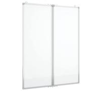 vidaXL Pizarra magnética Plegable Aluminio 80x100x1,7 cm, Pizarra Plegable, Pizarra magnética plegada, Pizarra magnética de borrado en seco