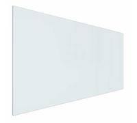vidaXL Placa de Vidrio para Chimenea Transparente 100 x 50 cm Cristal