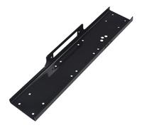 vidaXL Placa Montaje Cabrestante Eléctrico Base Soporte Universal Acero Sistemas Tracción Elevación Cargas Coches Barcos Remolques Motos 5440 kg Negro