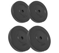 vidaXL Placas de pesas 4 uds cemento 30 kg