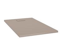 vidaXL Plato de ducha SMC – Antideslizante, resistente a arañazos y manchas – Marrón 120x70 cm