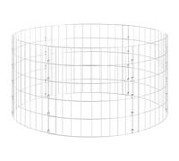 vidaXL Poste Circular de gaviones Acero galvanizado Ø100x50 cm Muro Gabion
