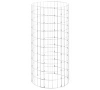 vidaXL Poste Circular de Gaviones Acero Galvanizado Ø50x100 cm Muro Gabion