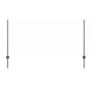 vidaXL Postes de Cercas 10 pcs U-Channel Gris 100 cm Acero