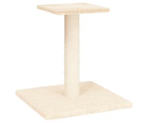 vidaXL Poste rascador para gatos con plataforma color crema 38 cm