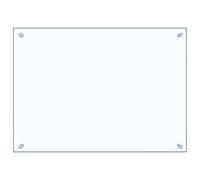 vidaXL Protector contra Salpicaduras Cocina Vidrio Templado 70x50cm Protección Herramientas Accesorios Protección Grasa al Cocinar Fiable Práctico