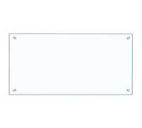 vidaXL Protector contra Salpicaduras Cocina Vidrio Templado 80x40cm Protección Herramientas Accesorios Protección Grasa al Cocinar Fiable Práctico