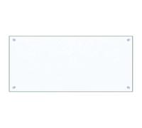 vidaXL Protector contra Salpicaduras Cocina Vidrio Templado 90x40cm Protección Herramientas Accesorios Protección Grasa al Cocinar Fiable Práctico