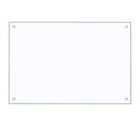 vidaXL Protector contra salpicaduras de cocina Vidrio templado 90x60 cm Protección grasa
