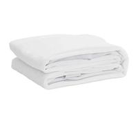 vidaXL Protector de colchón Impermeable Blanco 160x220 cm, Protector de colchón Impermeable, sábana Ajustable, Funda de colchón, sábana de Cama