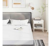 vidaXL Protector de colchón Impermeable Blanco 180x220 cm, Protector de colchón Impermeable, sábana Ajustable, Funda de colchón, sábana de Cama