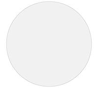 vidaXL Protector de mesa Forro adhesivo PVC mate Protección de superficie Ø120 cm