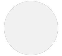 vidaXL Protector de mesa - Mantel película PVC transparente adhesivo Ø 110 cm