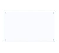 vidaXL Protector de Salpicaduras Cocina de Vidrio Templado 100x60cm Protección Herramientas Accesorios Protección Grasa al Cocinar Fiable Práctico