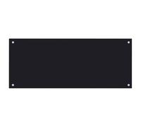 vidaXL Protección Salpicaduras Cocina Vidrio Templado Negro 100x40 cm
