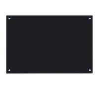 vidaXL Protector Salpicaduras Cocina Vidrio Templado Negro 90x60cm Protección Herramientas Accesorios Protección Grasa al Cocinar Fiable Práctico