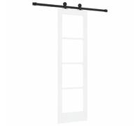 vidaXL Puerta Corredera ORKDAL 61 x 198,5 cm, Comedor, Rectangular, Moderno, Duradero, Divisor de Puerta corrediza, Vidrio, Estilo Minimalista
