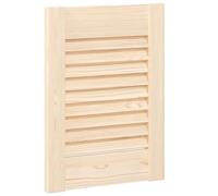 vidaXL Puerta de armario de lamas madera de pino maciza 39,5x29,5 cm, puerta de mueble, puerta de armario, panel de lamas de madera