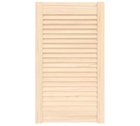 vidaXL Puerta Tipo Persiana con Celosía Rejilla Armario Tablillas Guardarropa Separador Decoración 69x39,4cm Madera Maciza de Pino