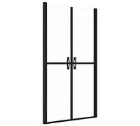 vidaXL Puerta de Ducha Cabina Cuarto de Baño Aseo Mampara Cubículo Accesorio Elegante Moderno Seguridad Transparente (83-86) x190 cm