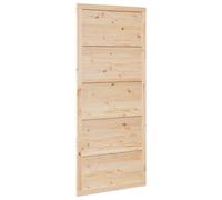 vidaXL Puerta de pasillo de madera de pino natural, 80 x 2,5 x 208 cm